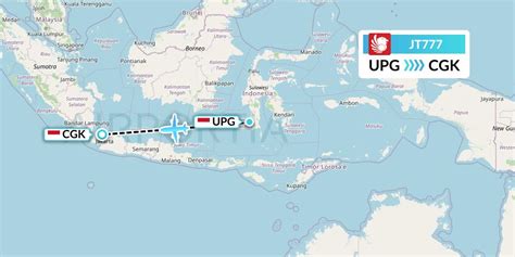 JT777 Flight Status Lion Airlines: Makassar to Jakarta (LNI777).